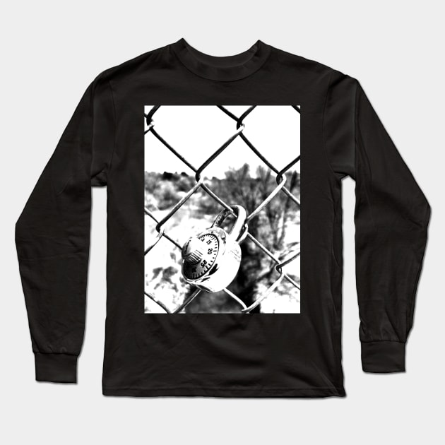 Combo Lovelock on Fence Long Sleeve T-Shirt by Graphic Dinosaur